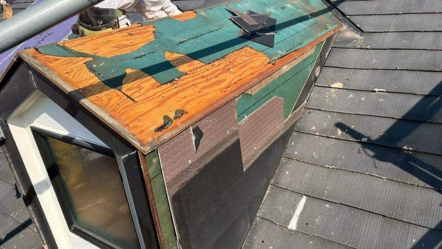鳩小屋の解体
